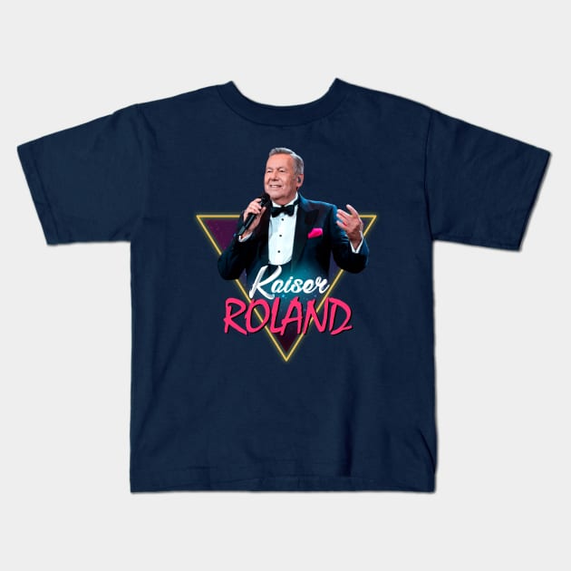 Roland Kaiser Kids T-Shirt by groovypopart